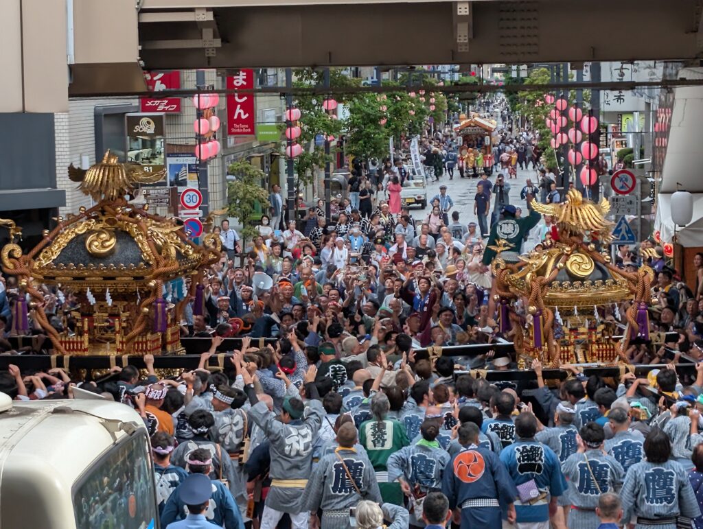 三鷹八幡大神社例大祭！！最終日！！#お神輿