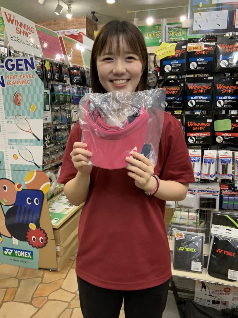 バイザー入荷しました☀